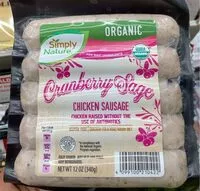 Mängden socker i Cranberry sage chicken sausage