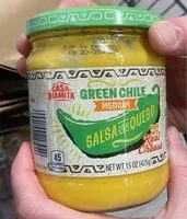Mängden socker i Green Chile Salsa Con Queso
