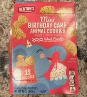 Mängden socker i Mini Birthday Cake Animal Cookies