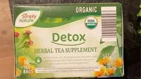 Mängden socker i Detox herbal tea supplement