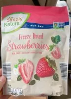 Mängden socker i Simply Nature freeze dried strawberries