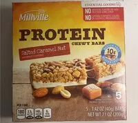 Mängden socker i Salted caramel nut chewy bar