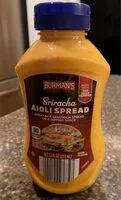 Mängden socker i Sriracha Aioli Spread