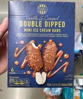 Mängden socker i Double dipped mini ice cream bars vanilla and carmel