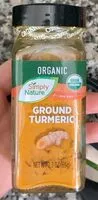 Mängden socker i Ground tumeric