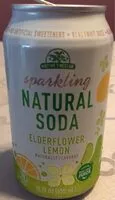 Mängden socker i Sparkling Natural Soda Elderflower Lemon