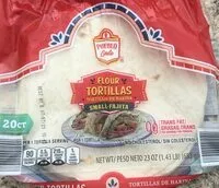 Mängden socker i Flour tortillas