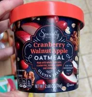 Mängden socker i Cranberry walnut apple oatmeal