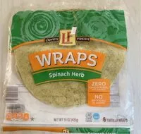 Mängden socker i Spinach Herb Wraps