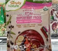 Mängden socker i Acai Superfruit Packs