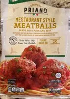 Mängden socker i Restaurant style Meatballs