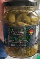 Mängden socker i German style cornichons