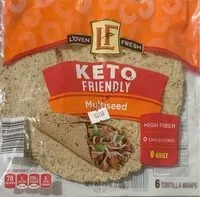 Mängden socker i Keto Friendly Multiseed Wrap