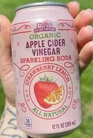 Mängden socker i Apple cider vinegar sparkling soda strawberry lemon