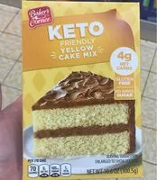 Mängden socker i Keto Friendly Yellow Cake Mix