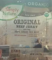 Mängden socker i Organic beef jerky