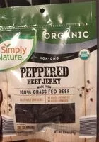 Mängden socker i Peppered beef jerky