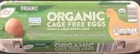 Mängden socker i Organic Cage Free Grade A Large Brown Eggs