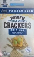 Mängden socker i Woven whole wheat crackers original