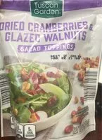 Mängden socker i Dried Cranberries &Glazed Walnuts