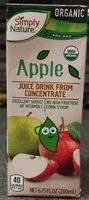 Mängden socker i Simply Nature Organic Apple juice