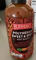 Mängden socker i Polynesian sweet & spicy hot sauce