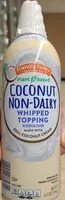 Mängden socker i Coconut non-dairy whipped topping