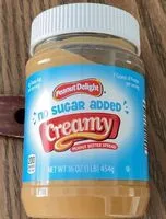 Mängden socker i No sugar added Creamy peanut butter