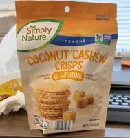 Mängden socker i Coconut cashew crisps