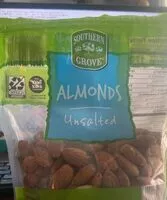 Mängden socker i Almonds unsalted