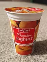 Mängden socker i Milfina Premium Joghurt pêche