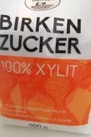 Mängden socker i Birkenzucker Xylit sucre bouleau Birkenzucker