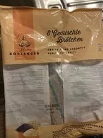 Mängden socker i 8 gemischte Brötchen