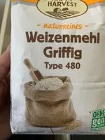 Mängden socker i Weizenmehl Griffig Type 480