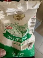 Mängden socker i Weizenmehl glatt