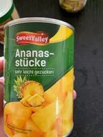 Mängden socker i Annanasstücke