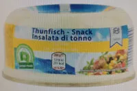 Mängden socker i Thunfisch Snack mit Mais