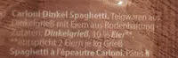 Mängden socker i Dinkel Spaghetti