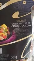 Mängden socker i Conchiglie ai cinque colori