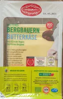 Mängden socker i Bergbauern Butterkäse