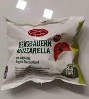 Mängden socker i Bergbauer Mozzarella