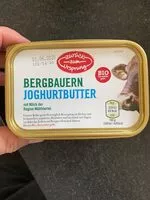 Mängden socker i Bergbauern Joghurtbutter