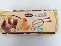 Mängden socker i 10 frische Eier aus Freilandhaltung
