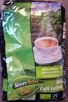 Mängden socker i Bio Café Latino, grains entiers