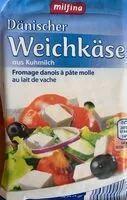 Mängden socker i Fromage danoi