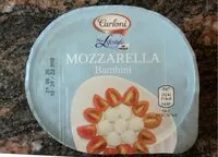 Mängden socker i Mozzarella bambini