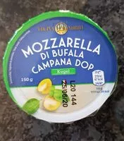Mängden socker i Mozzarella di Bufala Campana
