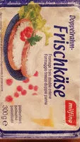 Mängden socker i Frischkäse 300 g (Fromage Frais Double Crème)