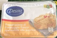 Mängden socker i Preparazione di formaggio fresco spalmabile alla paprika