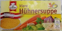 Mängden socker i klare Hühnersuppe
